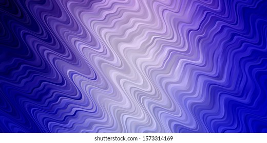 Light Pink, Blue vector template with lines. Illustration in abstract style with gradient curved.  Pattern for websites, landing pages.