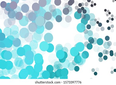 Light Pink, Blue vector template with circles. Blurred bubbles on abstract background with colorful gradient. New template for your brand book.
