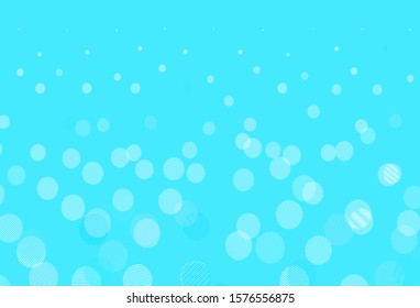 Light Pink, Blue vector template with circles. Abstract illustration with colored bubbles in nature style. New template for your brand book.