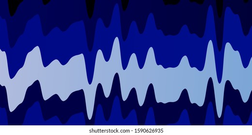 Light Pink, Blue vector template with curves. Colorful illustration with curved lines. Pattern for commercials, ads.