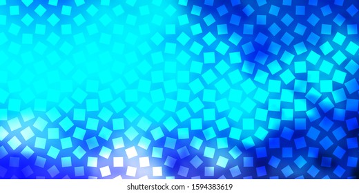 Light Pink, Blue vector template in rectangles. Abstract gradient illustration with colorful rectangles. Template for cellphones.