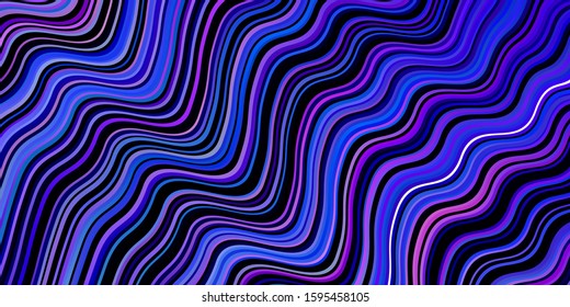 Light Pink, Blue vector template with lines. A circumflex abstract illustration with gradient. Template for cell phone screens.
