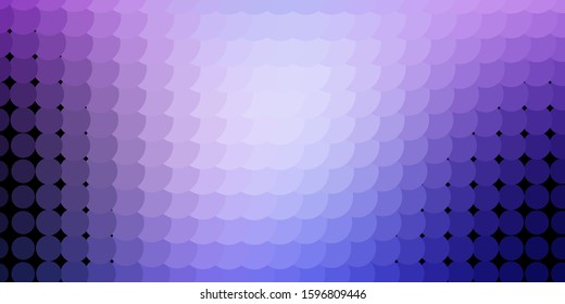 Light Pink, Blue vector template with circles. Abstract colorful disks on simple gradient background. Design for posters, banners.