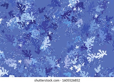 Light Pink, Blue vector template with chaotic shapes. Illustration with colorful gradient shapes in abstract style. Elegant design for wallpapers.