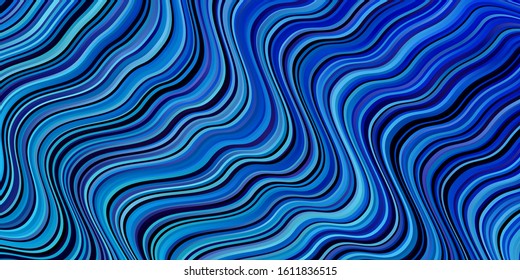 Light Pink, Blue vector template with lines. Bright illustration with gradient circular arcs. Template for your UI design.