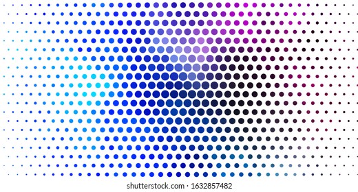 Light Pink, Blue vector template with circles. Colorful illustration with gradient dots in nature style. New template for your brand book.