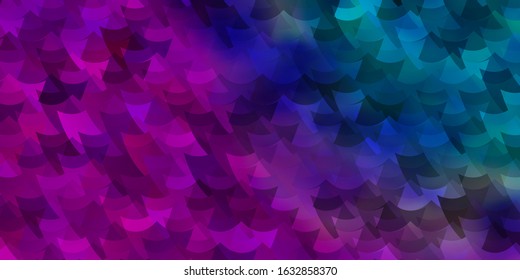 Light Pink, Blue vector template with rectangles. Abstract gradient illustration with colorful rectangles. Template for cellphones.