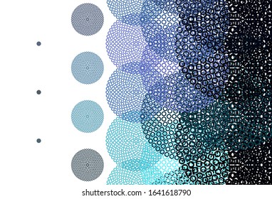 Light Pink, Blue vector template with circles. Beautiful colored illustration with blurred circles in nature style. Pattern for beautiful websites.