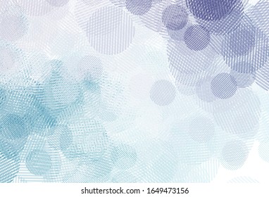 Light Pink, Blue vector template with circles. Glitter abstract illustration with blurred drops of rain. Pattern for textures of wallpapers.