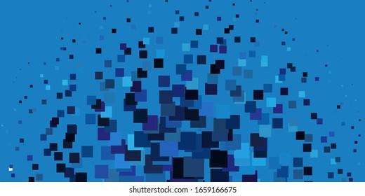 Light Pink, Blue vector template in rectangles. Abstract gradient illustration with rectangles. Pattern for commercials, ads.