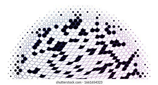 Light Pink, Blue vector template with circles. Glitter abstract illustration with colorful drops. New template for a brand book.