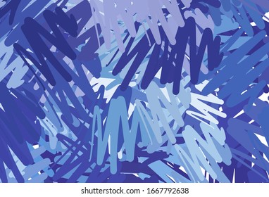 Hellrosa, blaue Vektorillustration Vorlage mit wiederholten Sticks. Linien auf unscharfem abstraktem Hintergrund mit Farbverlauf. Vorlage für Ihre schönen Hintergründe.