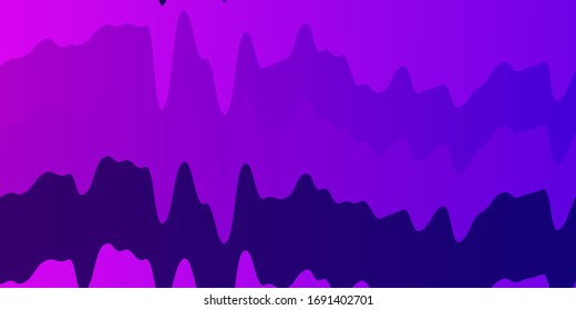 Light Pink, Blue vector template with lines. Colorful illustration, which consists of curves. Pattern for busines booklets, leaflets