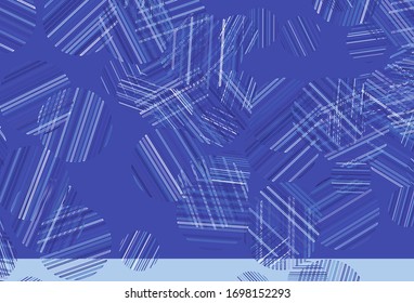 Plantilla vectorial azul rosa claro con círculos. Ilustración abstracta con burbujas de colores al estilo natural. Nueva plantilla para tu libro de marcas.