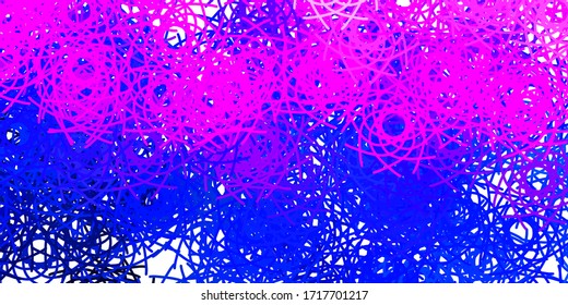 Light Pink, Blue vector template with abstract forms. Modern abstract illustration with gradient random forms. Smart design for your business.