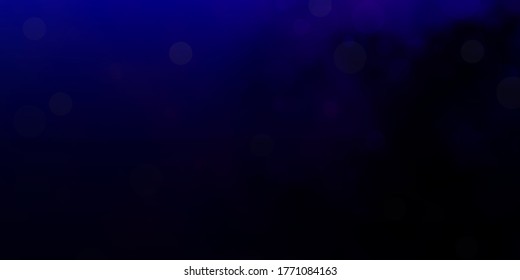 Light Pink, Blue vector template with circles. Abstract colorful disks on simple gradient background. Pattern for websites, landing pages.