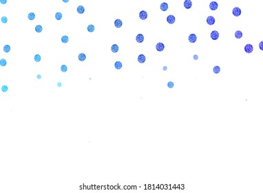 Light Pink, Blue vector template with circles. Illustration with set of shining colorful abstract circles. Pattern for beautiful websites.