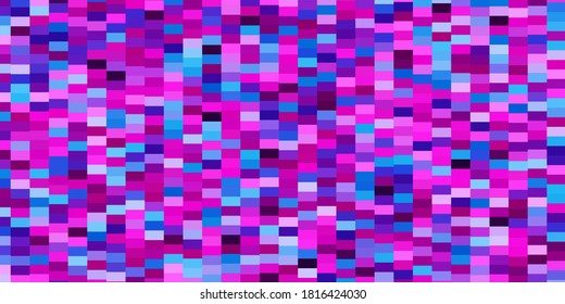 Light Pink, Blue vector template in rectangles. Illustration with a set of gradient rectangles. Pattern for websites, landing pages.