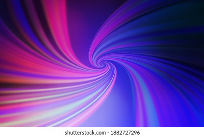 Light Pink, Blue vector template with bent lines. Brand new colorful illustration in simple style. Abstract design for your web site.