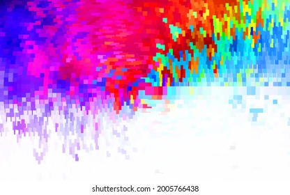 Light Pink, Blue vector template with rhombus. Abstract gradient illustration with rectangles. Pattern for busines ad, booklets, leaflets