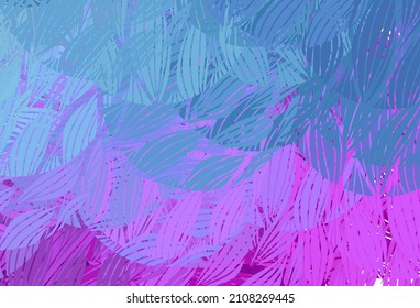 Light Pink, Blue vector template with chaotic shapes. Illustration with colorful gradient shapes in abstract style. Background for a cell phone.
