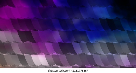Light Pink, Blue vector template in hexagonal style. Colorful hexagons on blur backdrop. Pattern for your ad, booklets.