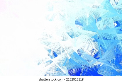 Light Pink, Blue vector template with chaotic shapes. Illustration with colorful gradient shapes in abstract style. Background for a cell phone.