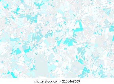 Light Pink, Blue vector template with triangle shapes. Web material illustration with colorful abstract triangles. An easy addition to your commertials.