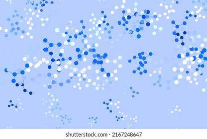 Light Pink, Blue vector template with artificial intelligence structure. Colorful design in simple style with AI links. Design for depiction of cyber innovations.