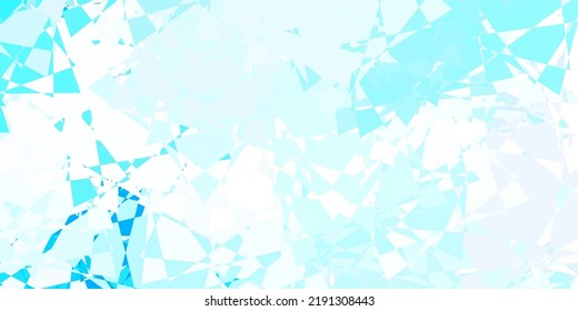 Plantilla vectorial azul rosa claro con formas triangulares. Diseño sencillo de estilo abstracto con triángulos, líneas. Diseño para sus fondos de escritorio.