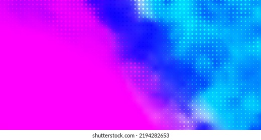 Light Pink, Blue vector template with circles. Abstract colorful disks on simple gradient background. Pattern for wallpapers, curtains.