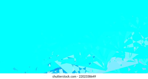 Plantilla vectorial azul rosa claro con formas triangulares. Ilustración con formas triangulares coloridas abstractas. Iniciar diseño para el insperarión.