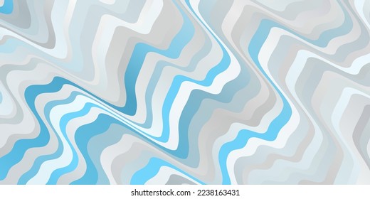 Light Pink, Blue vector template with wry lines. Brand new colorful illustration with bent lines. Best design for your posters, banners.