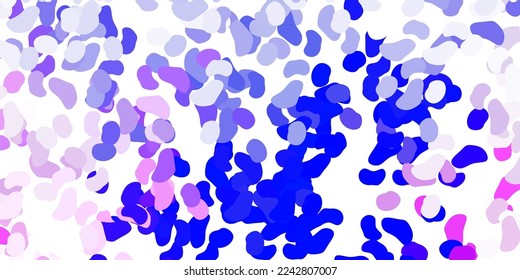 Light pink, blue vector template with abstract forms. Simple design in abstract style with gradient forms. Smart design for your business.