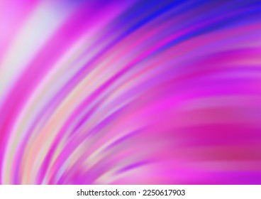 Plantilla vectorial azul rosa claro con líneas, ovales. Ilustración crocida brillante al estilo de mármol. El diseño elegante del libro de marcas.