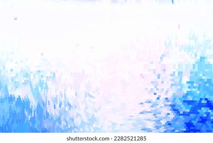 Light Pink, Blue vector template with rhombus. Decorative design in abstract style with rectangles. Smart design for your business advert.