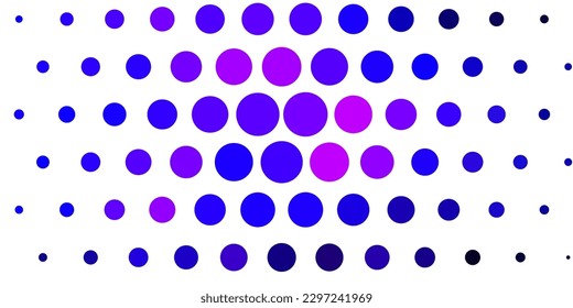 Light Pink, Blue vector template with circles. Abstract decorative design in gradient style with bubbles. Pattern for booklets, leaflets.