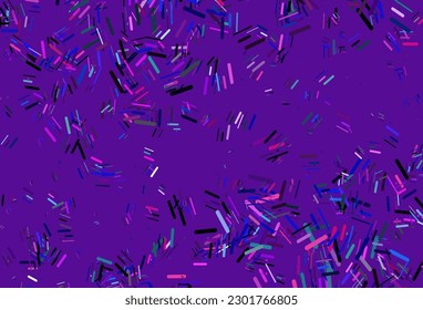 Light Pink, Blue vector template with repeated sticks. Blurred decorative design in simple style with lines. Pattern for websites, landing pages.