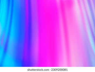 Light Pink, Blue vector template with lava shapes. Blurred geometric sample with gradient bubbles.  The elegant pattern for brand book.