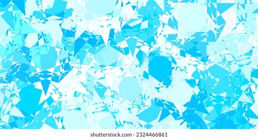 Light Pink, Blue vector template with triangle shapes. Web material illustration with colorful abstract triangles. Pattern for wallpapers.