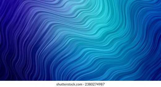 Light Pink, Blue vector template with curved lines. Brand new colorful illustration with bent lines. Smart design for your promotions.