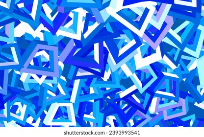 Light Pink, Blue vector template with chaotic shapes. Simple colorful illustration with abstract gradient shapes. Background for a cell phone.