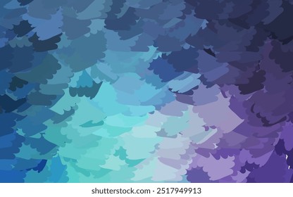 Rosa claro, Plantilla de Vector azul con Formas caóticas. Coloridas formas caóticas con gradiente en estilo moderno. Diseño simple para su Sitio web.
