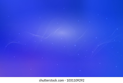 Light Pink, Blue vector texture with disks. Beautiful colored illustration with blurred circles in nature style. Pattern can be used as texture of water, rain drops.