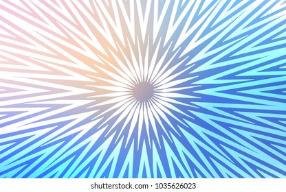 Light Pink, Blue vector texture with colored lines. Decorative shining illustration with lines on abstract template. Template for your beautiful backgrounds.