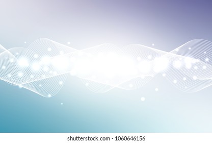 Light Pink, Blue vector texture with birthday confetti. Confetti on blurred abstract background with colorful gradient. Beautiful design for your business advert of anniversary.