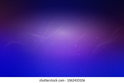 Light Pink, Blue vector texture with disks. Blurred bubbles on abstract background with colorful gradient. New design for ad, poster, banner of your website.