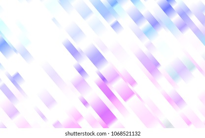 Light Pink, Blue vector texture with colored lines. Lines on blurred abstract background with gradient. The pattern can be used for websites.