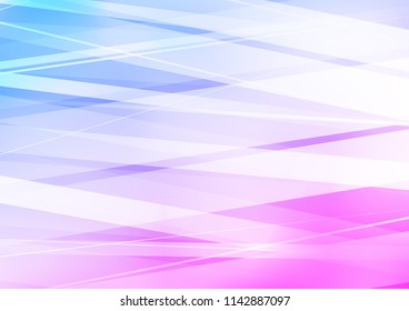 Light Pink, Blue vector texture with colored lines. Modern geometrical abstract illustration with staves. The pattern can be used as ads, poster, banner for commercial.