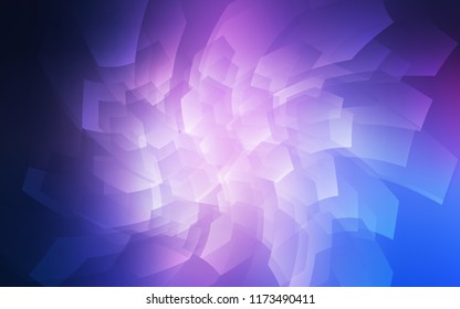 Light Pink, Blue vector texture with colorful hexagons. Design in abstract style with hexagons. Beautiful design for your business advert.